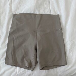 High-Waisted Tan Women's Shorts